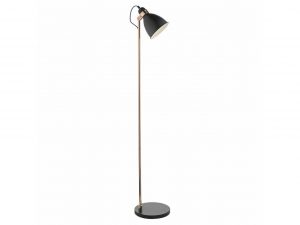 Kiran Black & Copper Floor Lamp
