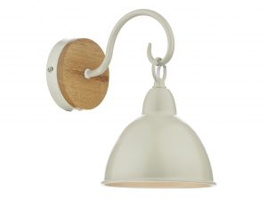 Oran 1 Light wall light with Painted Shade